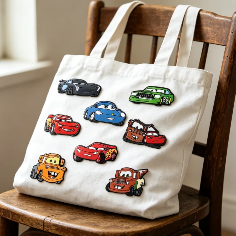 Anime Merchandise Bag - Set di 8 distintivi a tema