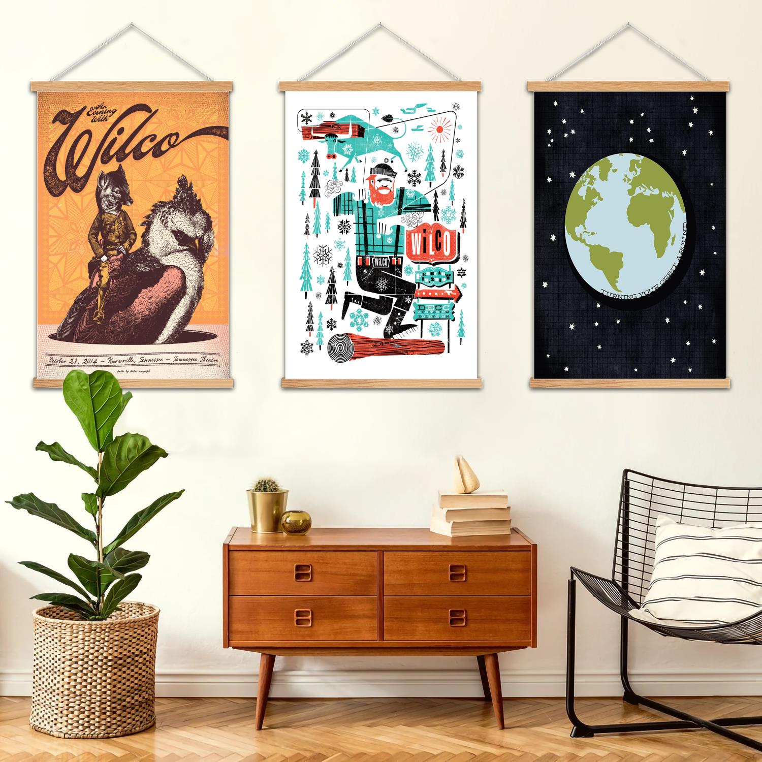 Art Print Framed - Wilco Pittura murale con cornice Poster