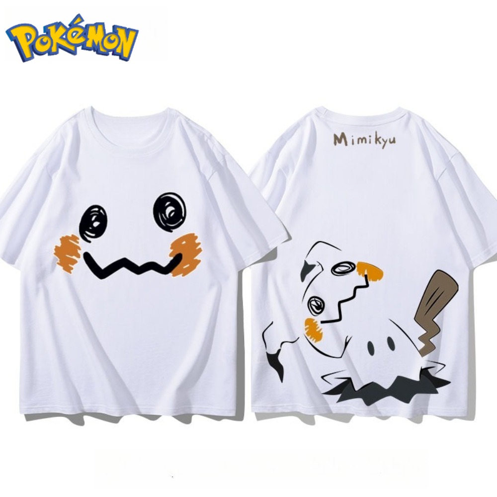 Anime Merchandise Store Japan - Pokémon Mimikyu T-shirt stampata anteriore e