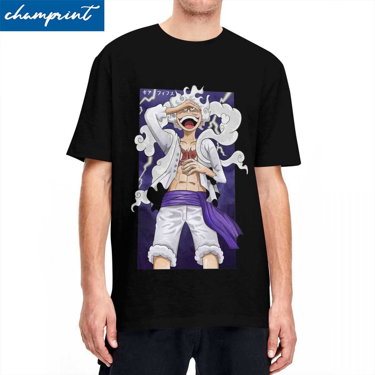 Anime Themed Merchandise - T-Shirt da Uomo in Cotone a