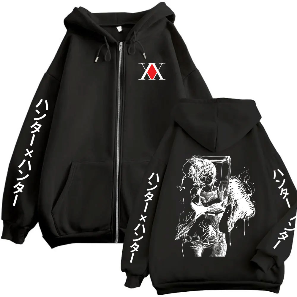 Felpa con Cappuccio e Zip Hunt - Anime Merch Hoodie recensione e prezzo
