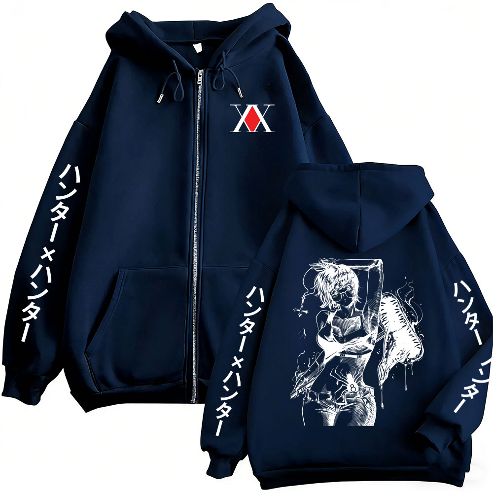 Felpa con Cappuccio e Zip Hunt - Anime Merch Hoodie recensione e prezzo
