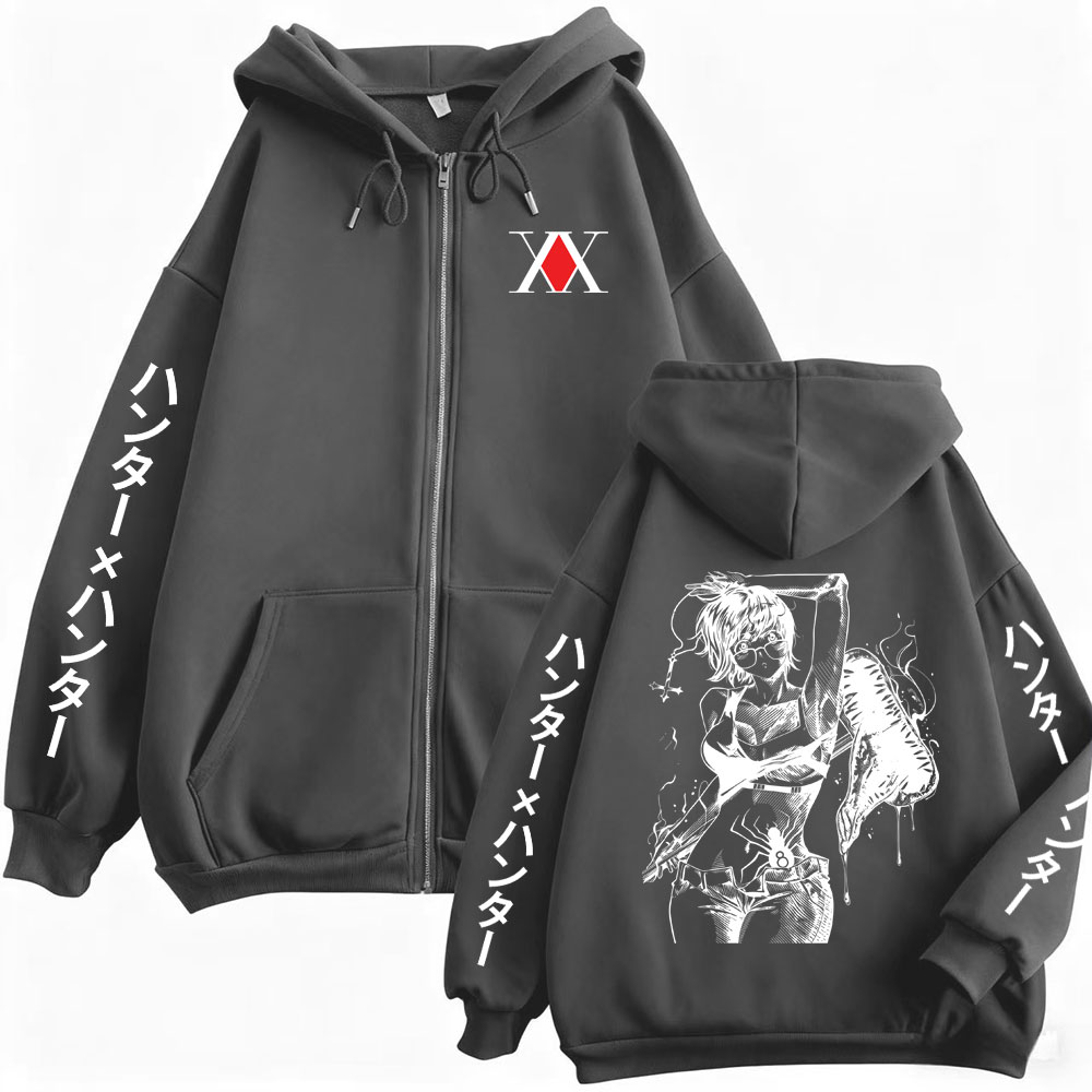 Felpa con Cappuccio e Zip Hunt - Anime Merch Hoodie recensione e prezzo
