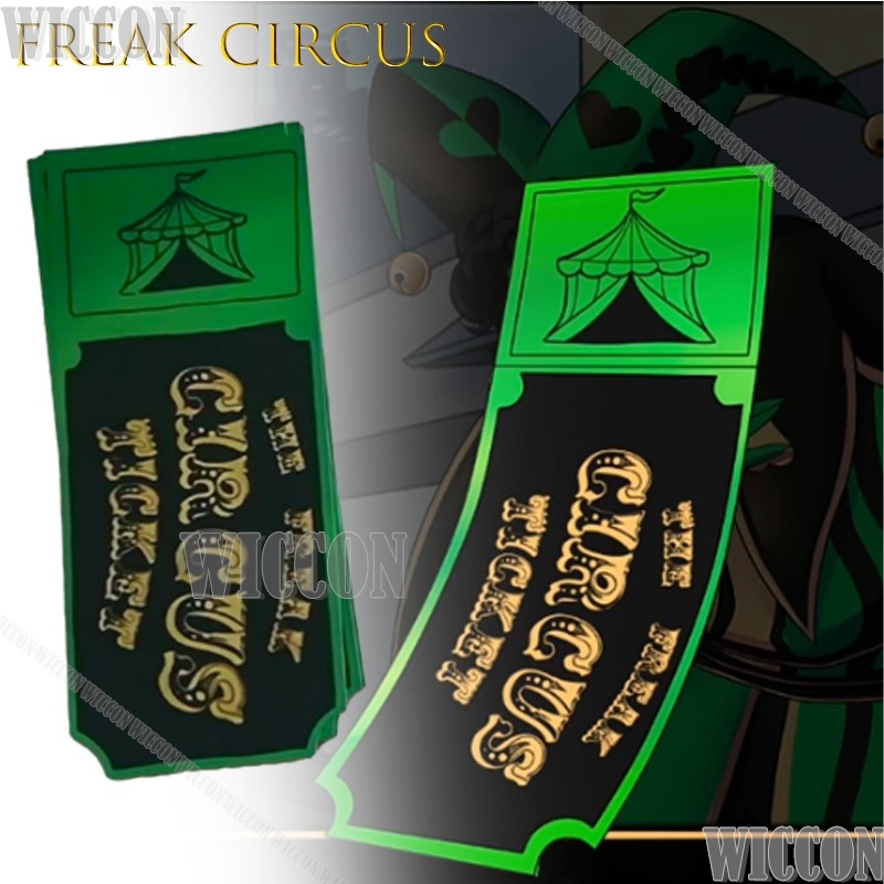 Freak Circus Ticket Card Rosso - Anime Cosplay Merchandise recensione e prezzo