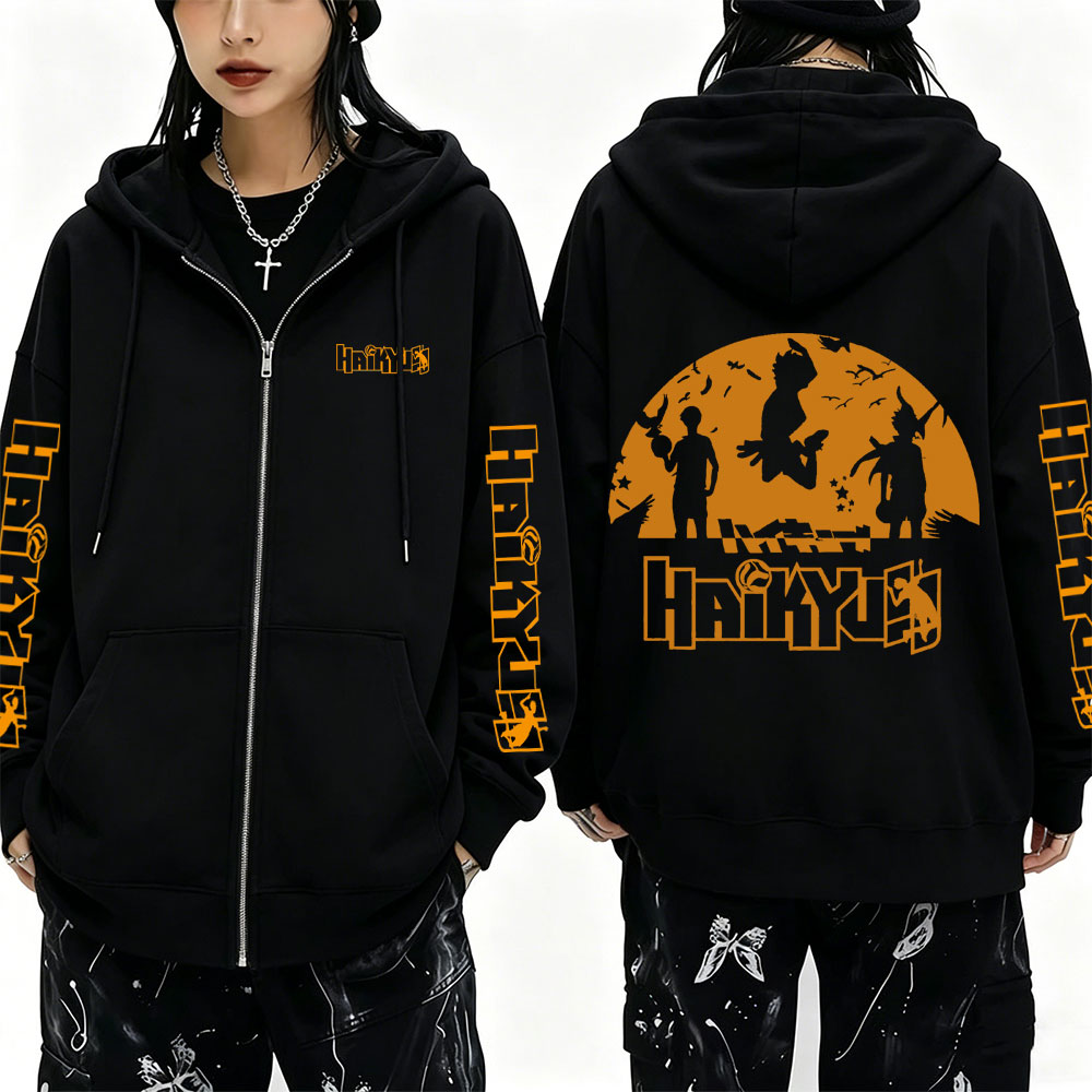 Felpa con cappuccio e zip Haik - Anime Merch Hoodie recensione e prezzo