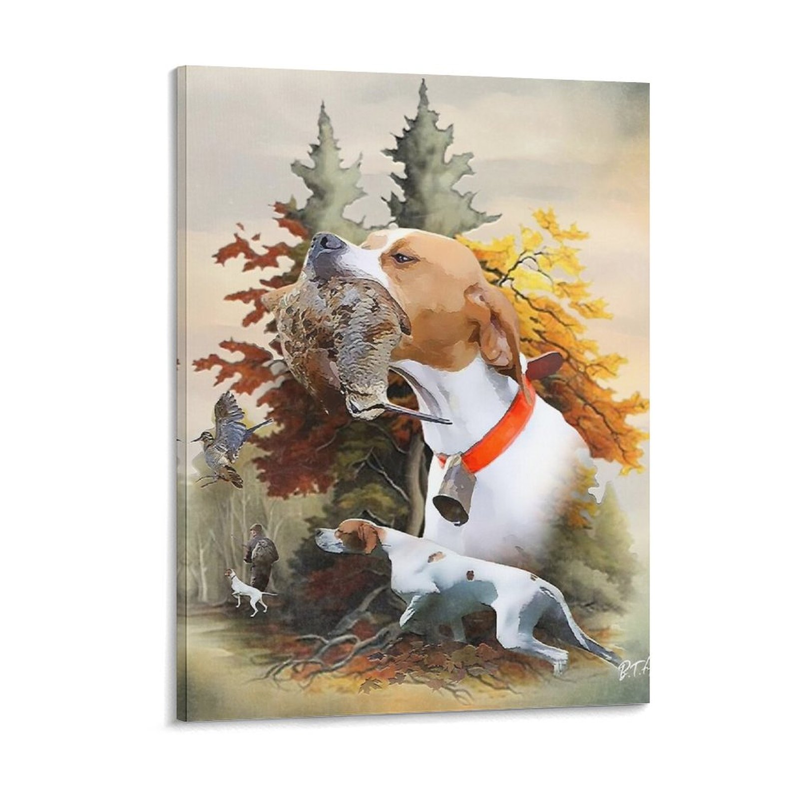 Puntatore inglese Woodcock Cac - Art Print Framed recensione e prezzo
