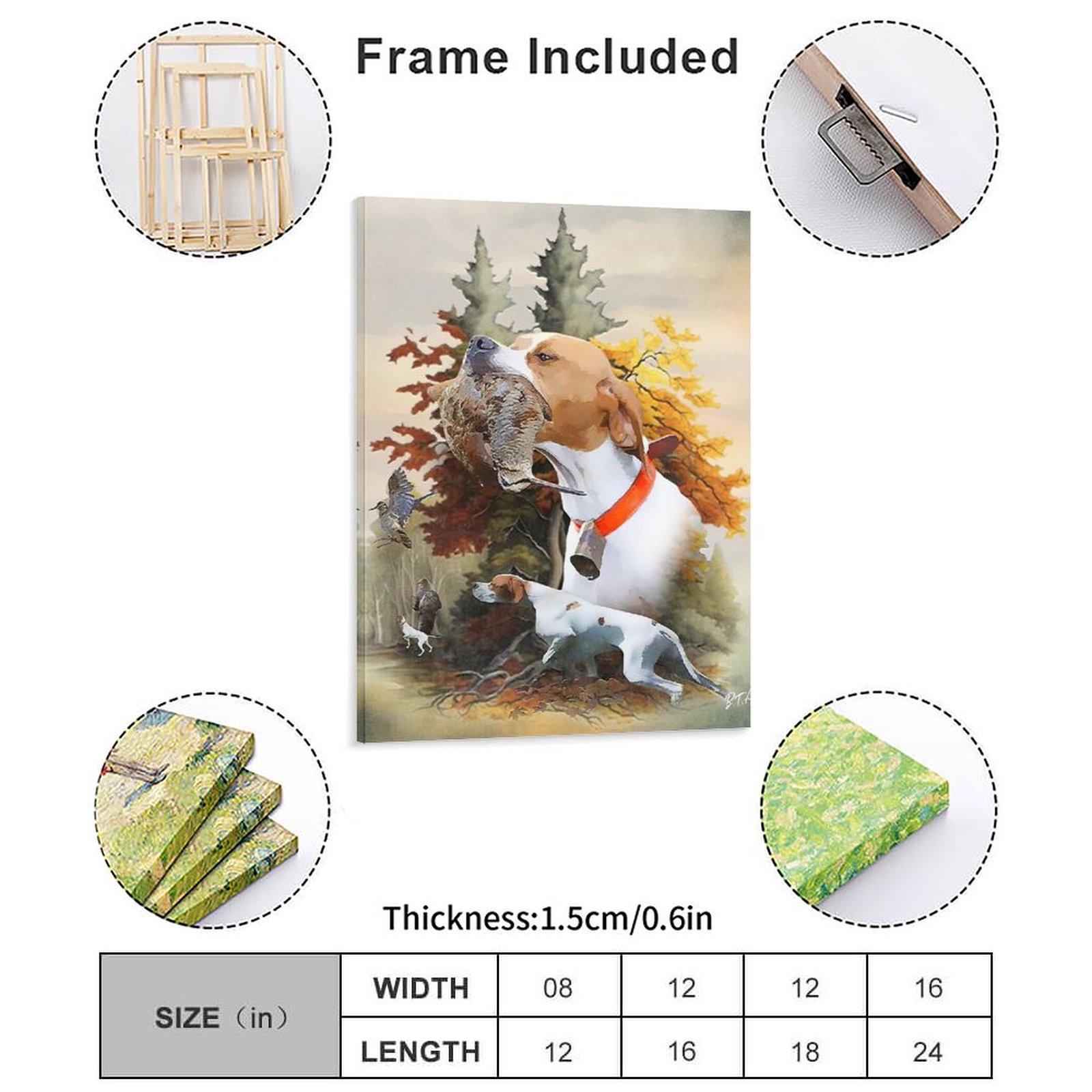 Puntatore inglese Woodcock Cac - Art Print Framed recensione e prezzo