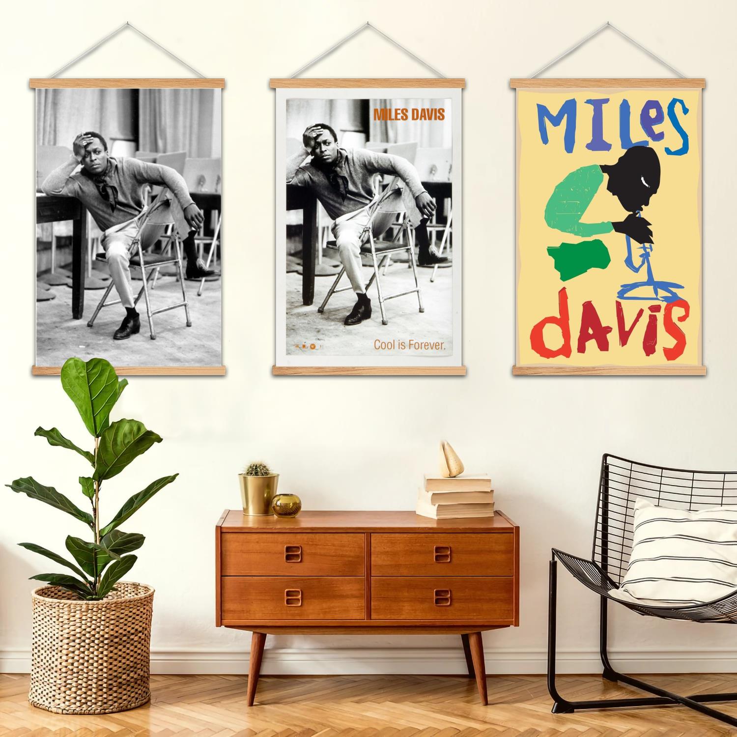 Miles Davis Pittura murale inc - Art Print Framed recensione e prezzo